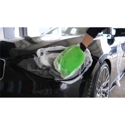 Car Washing Glove Green