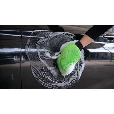 Car Washing Glove Green