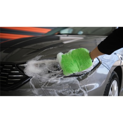 Car Washing Glove Green